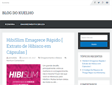Tablet Screenshot of blogdokuelho.com.br